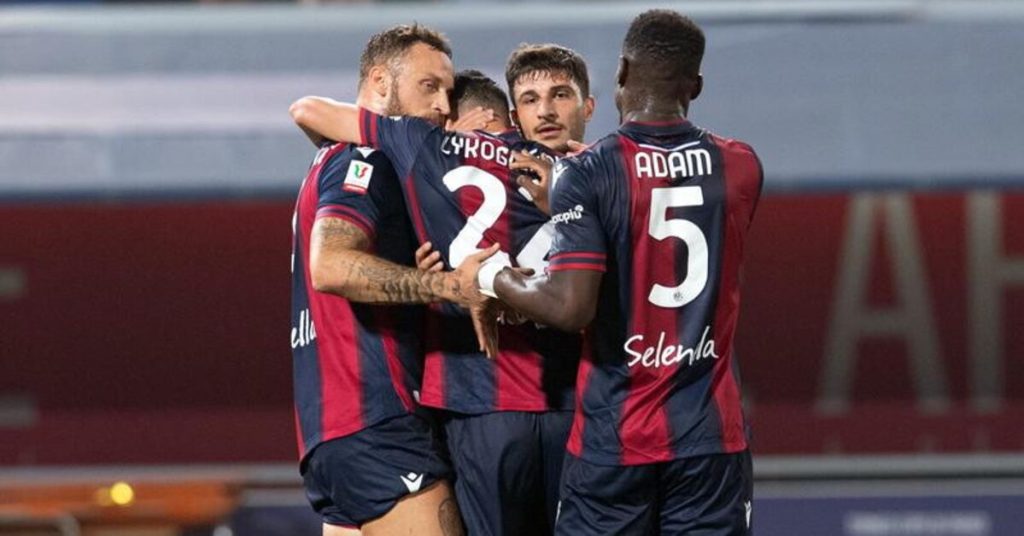 Bolonia - Cagliari 1-0, Emilion en octavos