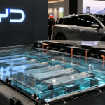 BYD presenta patente de baterías sumergidas en líquido para mejorar el almacenamiento de energía